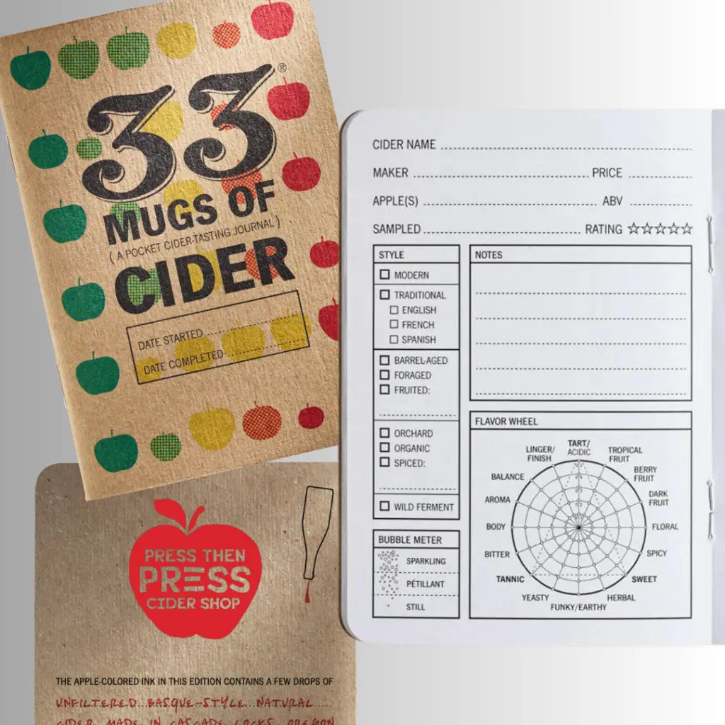 33 Mugs of Cider - Journal for Cider Tasting Notes by 33 Books