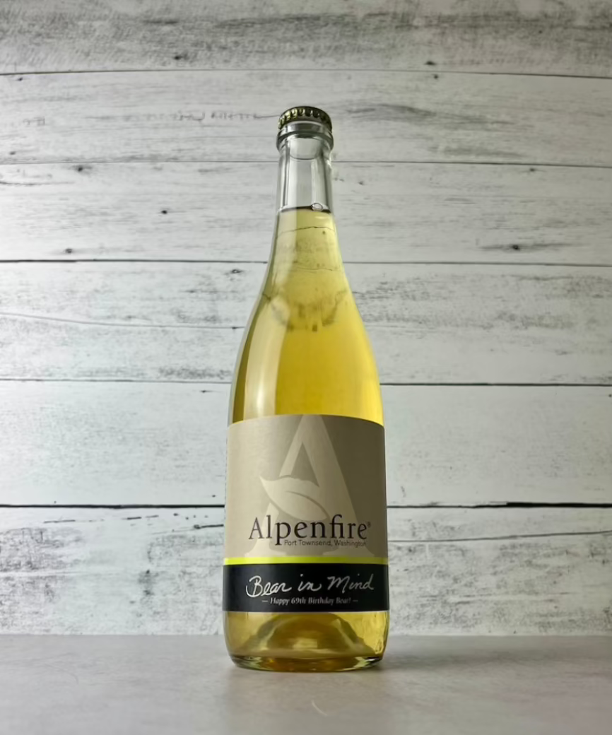 750 mL bottle of Alpenfire Cider Bear in Mind - Happy 69th Birthday Bear!