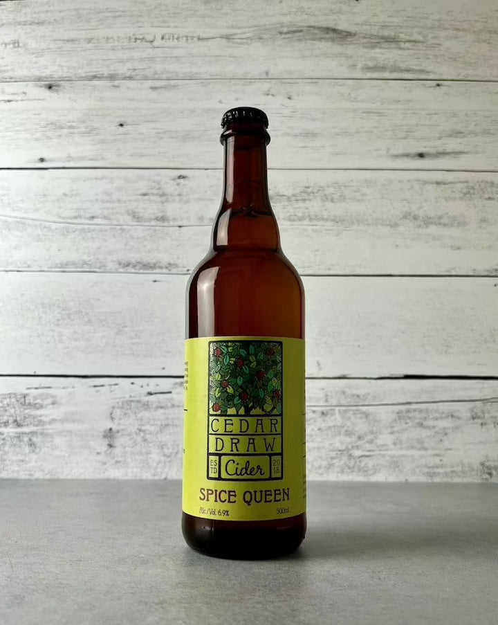 500 mL bottle of Cedar Draw Cider Spice Queen