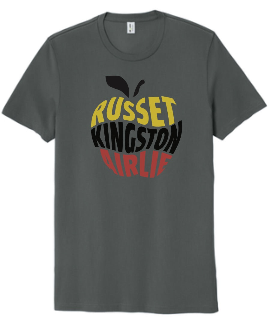 Cider Apple T-Shirt (Golden Russet, Kingston Black, Airlie Red)