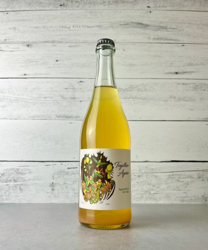 750 mL bottle of Durham Cider Together Again - Apple Quince Still Cider