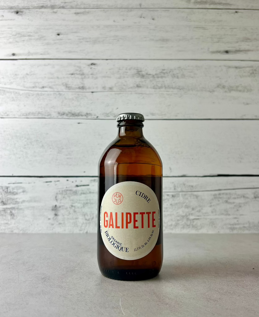 11.2 oz bottle of Galipette Cidre Organic Biologique - Pur Jus