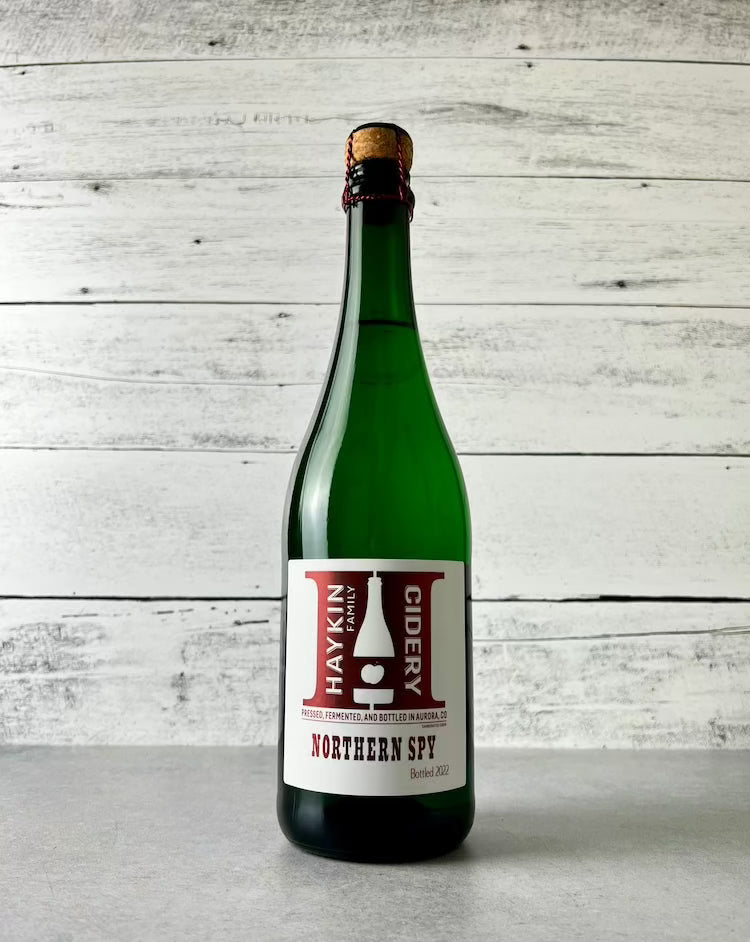 750 mL bottle of Haykin Family Cidery Northern Spy cider