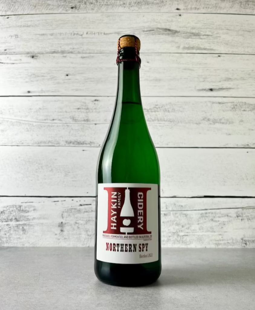 photo of a 750 mL bottle of Haykin Family Cidery Northern Spy cider