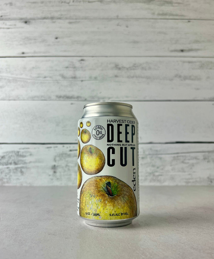12 oz can of Eden Deep Cut Harvest Cider