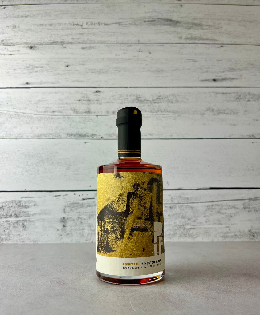 375 mL bottle of PIF Pommeau: Kingston Black Cider
