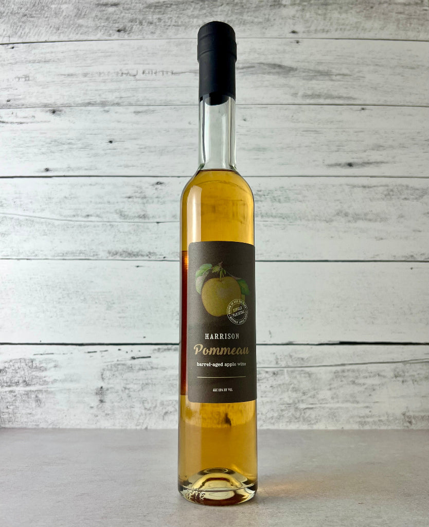 375 mL bottle of Rootwood Cider Harrison Pommeau - Barrel Aged Aple Wine