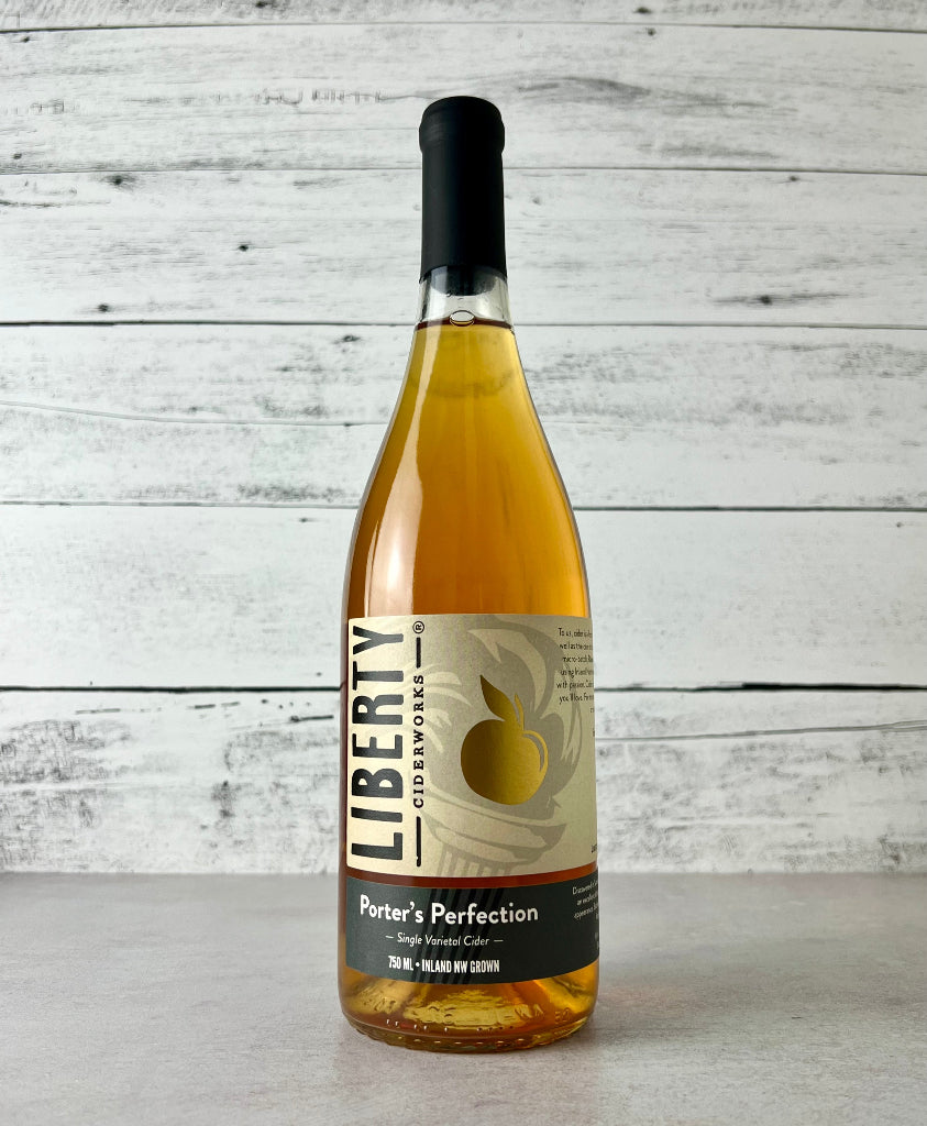 750 mL bottle of Liberty Ciderworks Porter's Perfection Single Varietal Cider