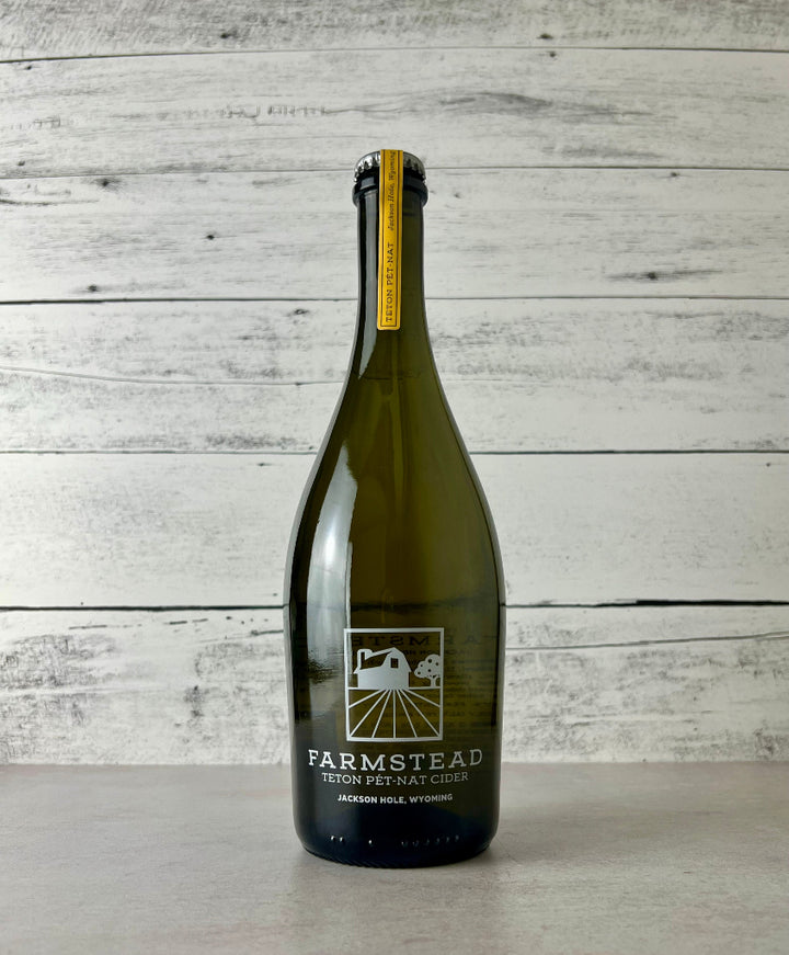 Photo of a 750 mL bottle of Farmstead Teton Pét-Nat Cider - Jackson Hole, Wyoming