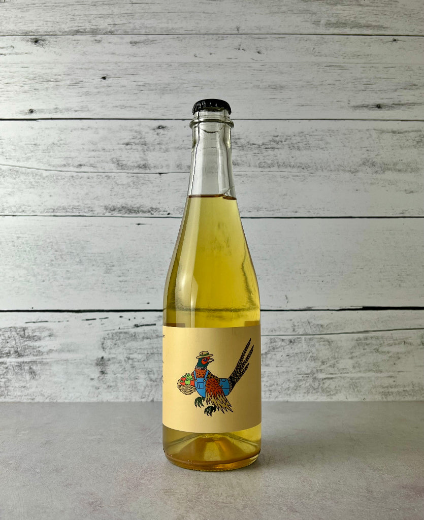 500 mL bottle of Rose Hill Ferments Farmhouse Pheasant Cider