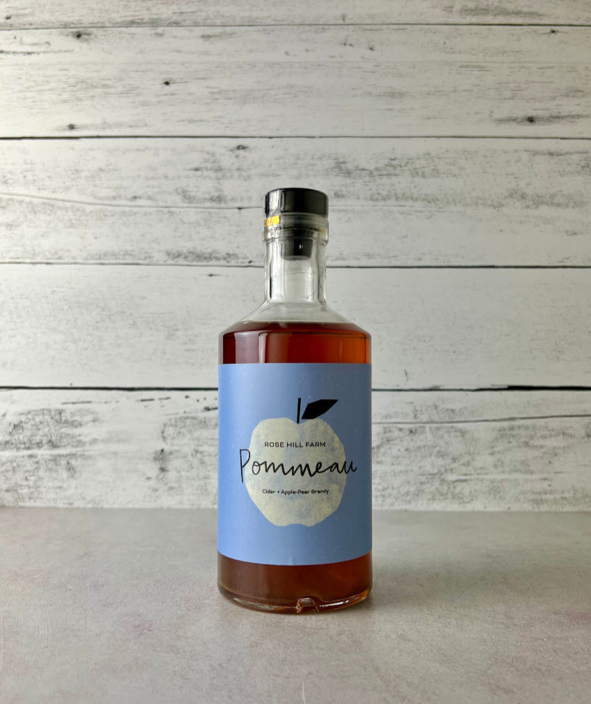 375 mL bottle of Rose Hill Farm Pommeau - Cider + Apple Pear Brandy