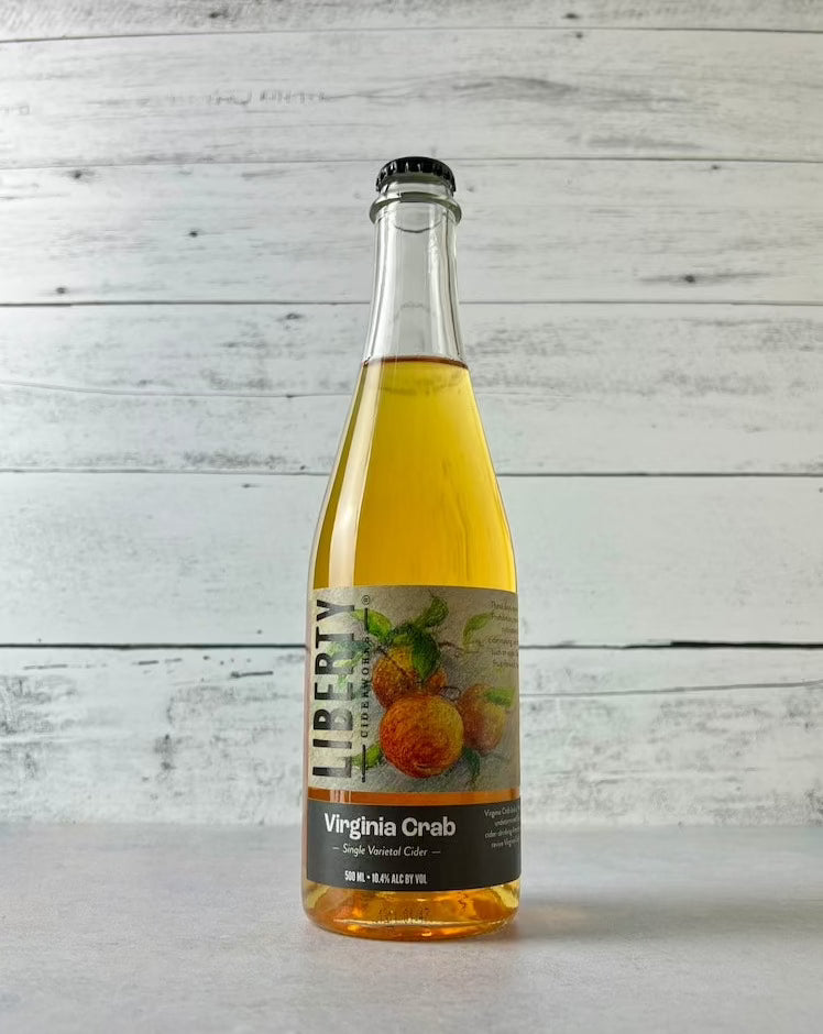 500 mL bottle of Liberty Ciderworks Virginia Crab - Single Varietal Cider