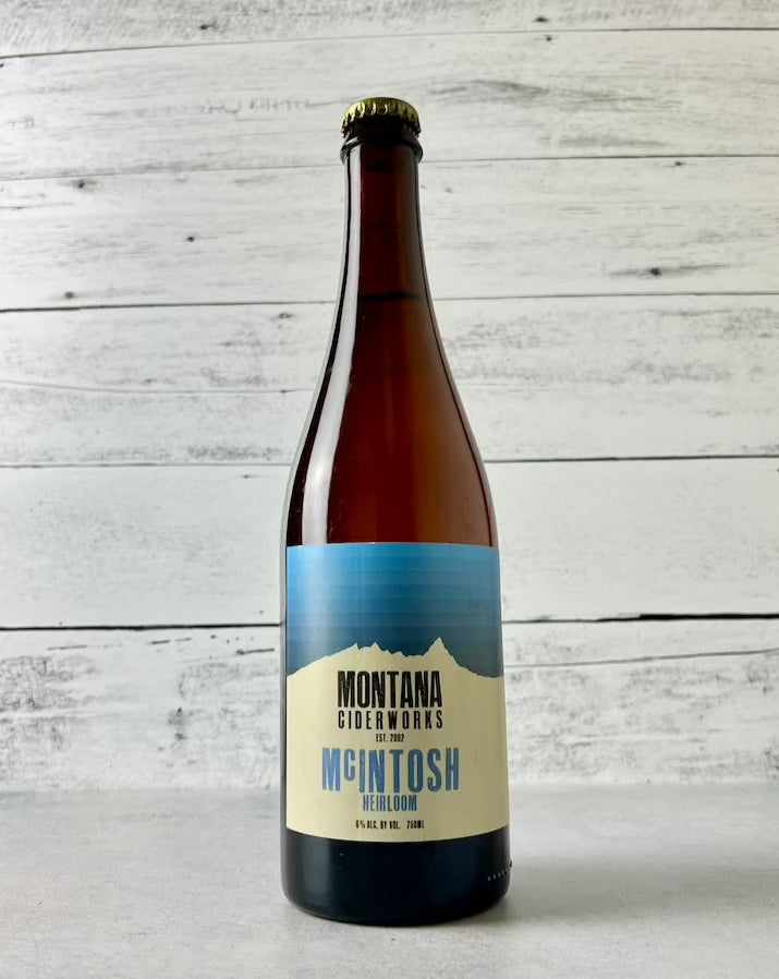 750 mL bottle of Montana Ciderworks McIntosh Heirloom cider