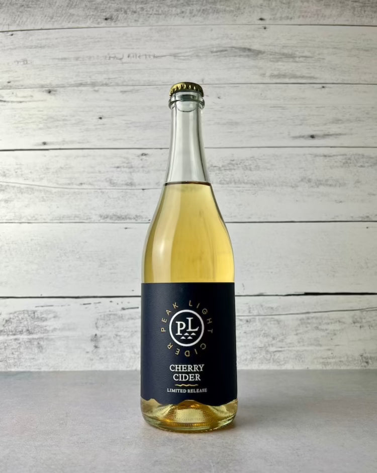 750 mL bottle of Peak Light Cherry Cider - Limited Release