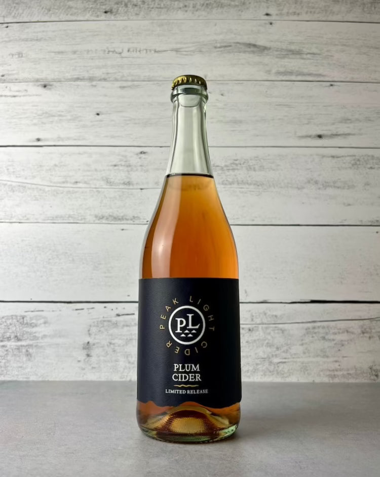 750 mL bottle of Peak Light Cider Plum Cider - Limited Release