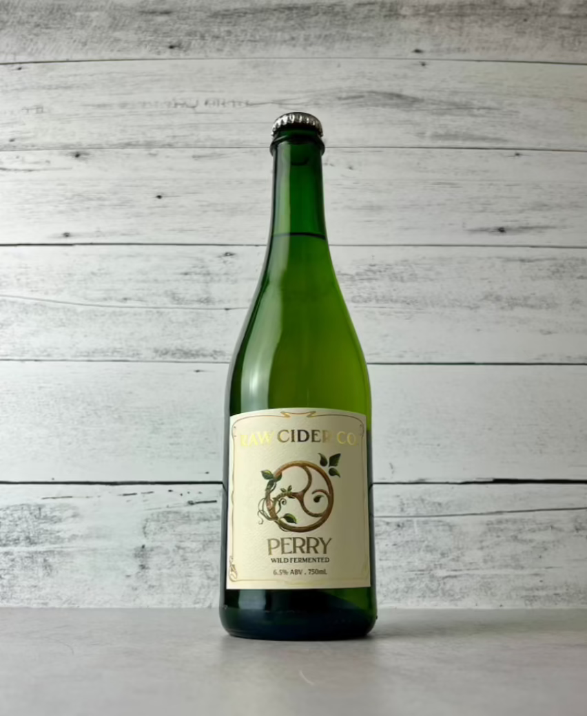 750 mL bottle of RAW Cider Co Perry - Wild Fermented