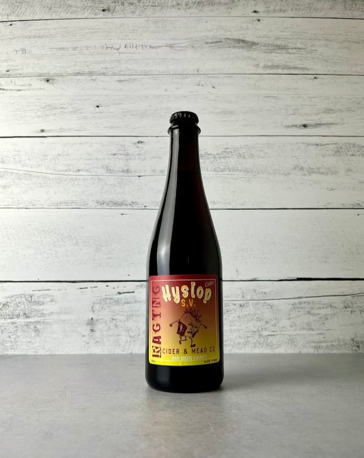 500 mL bottle of Raging Cider Hyslop single varietal