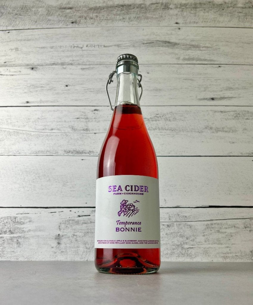 750 mL bottle of Sea Cider Termperance Bonnie - Non-Alcoholic Cider
