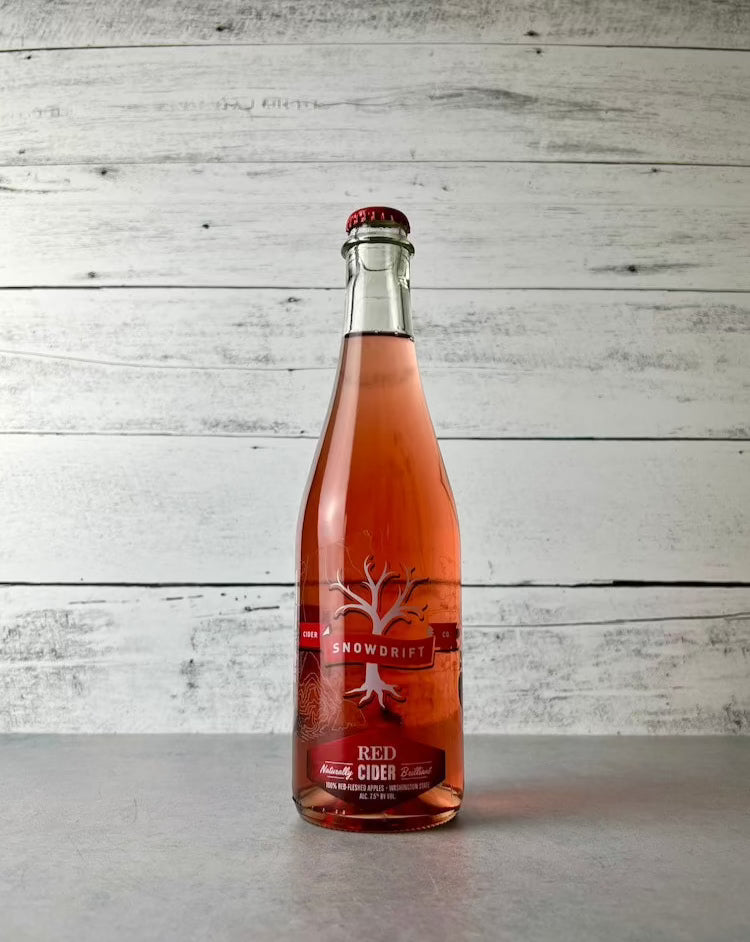 500 mL bottle of Snowdrift Red Cider