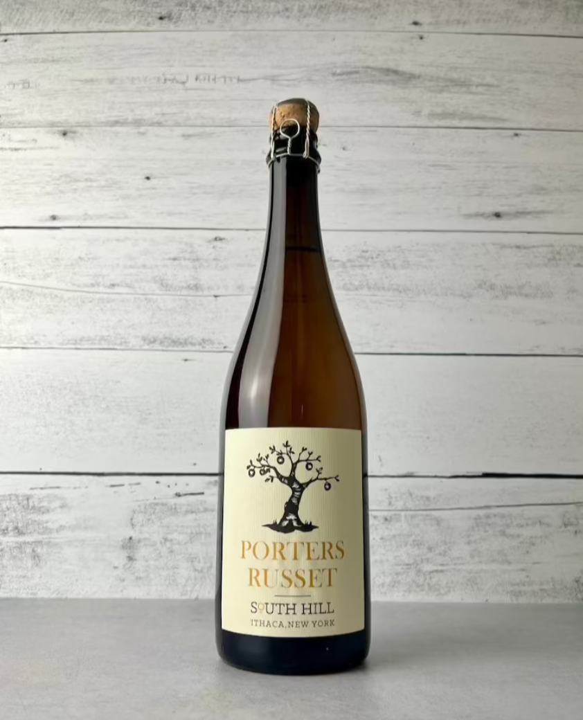 750 mL bottle of South Hill Cider Porter's Russet