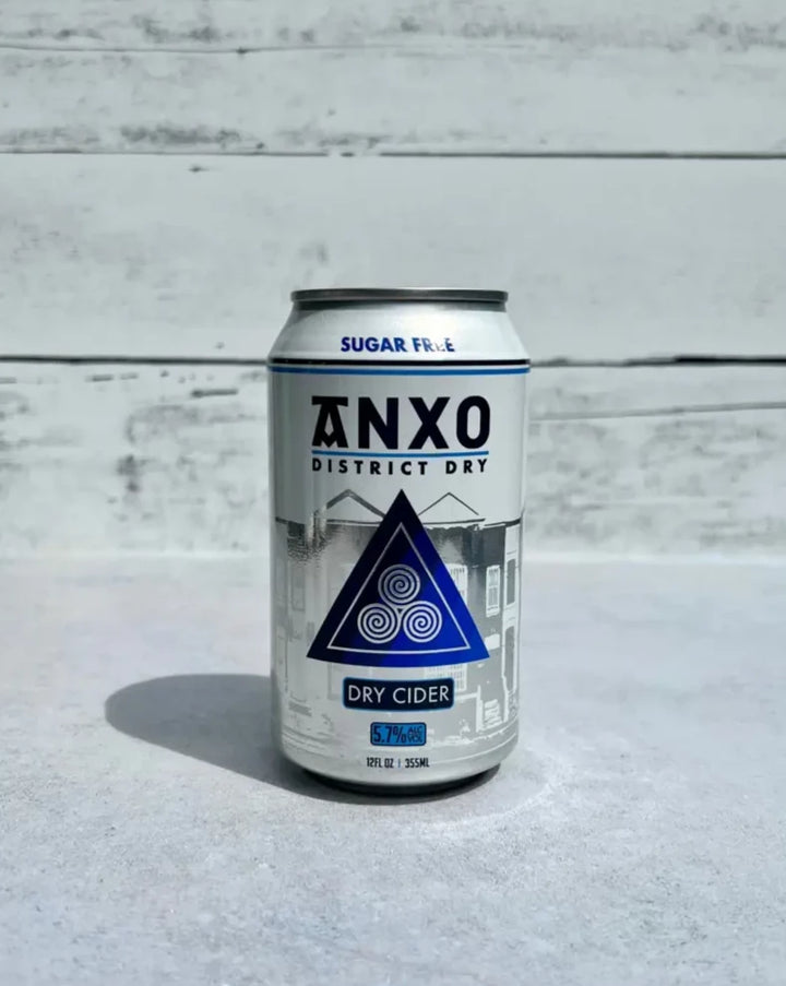 12 oz can of Anxo District Dry - Dry Cider