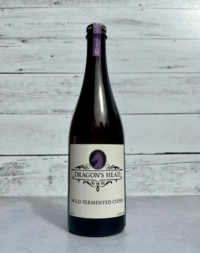 750 mL bottle of Dragon's Head Wild Fermented Cider