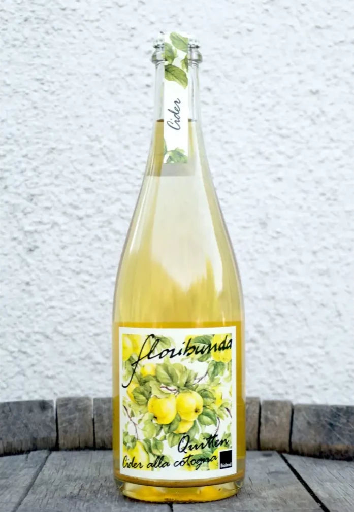 750 mL bottle of Floribunda Quitten Cider alla cotogna - Quince Cider