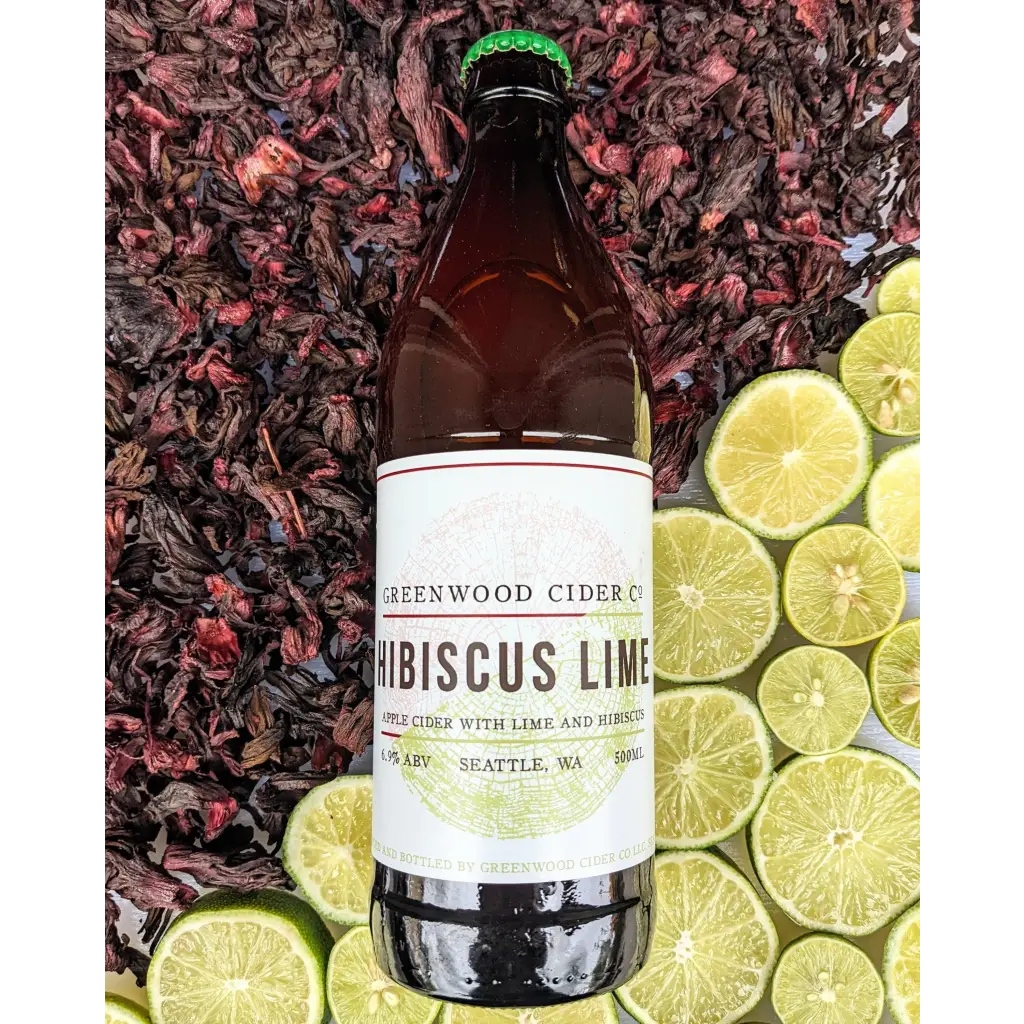 Greenwood Cider - Hibiscus Lime (500 mL) - Company Hard