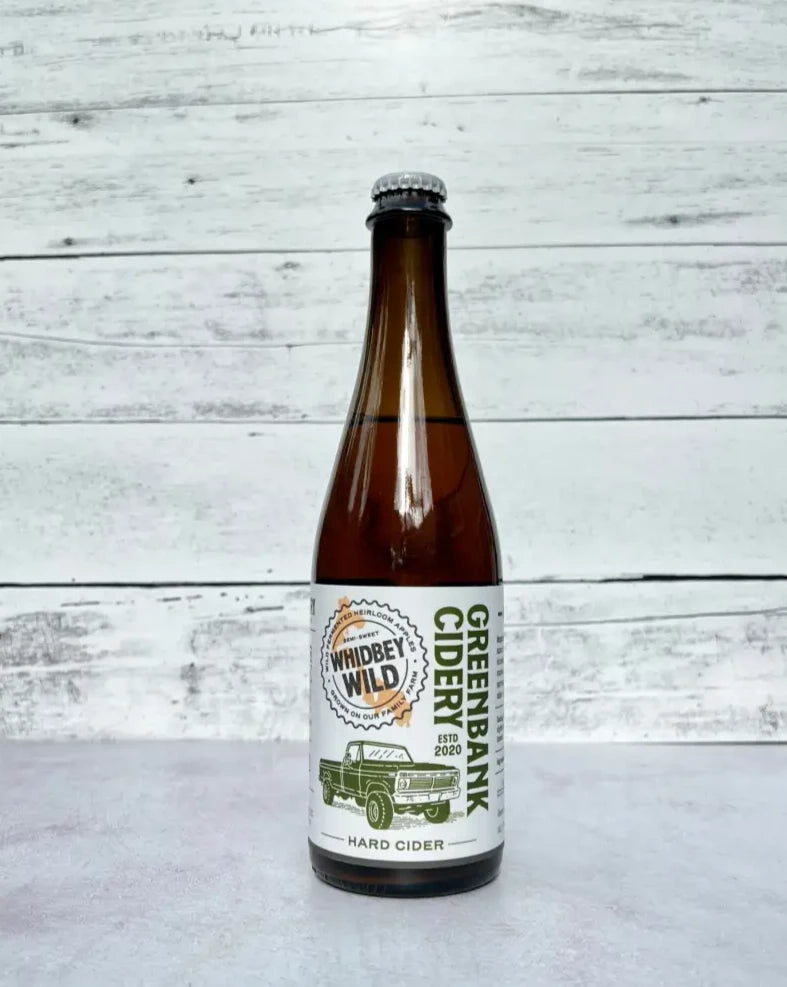500 mL bottle of Greenbank Cidery - Whidbey Wild - Hard Cider