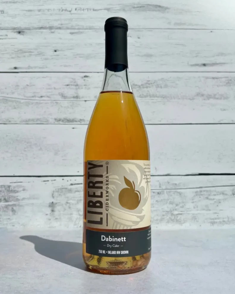 750 mL bottle of Liberty Ciderworks Dabinett - Dry Cider