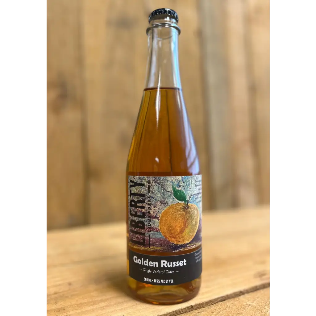 Liberty Ciderworks - Golden Russet Single-Varietal Cider (500 mL) - Cider - Liberty Ciderworks Hard Cider