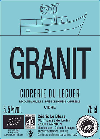 Cidrerie du Leguer - Cidre Granit (750 mL)