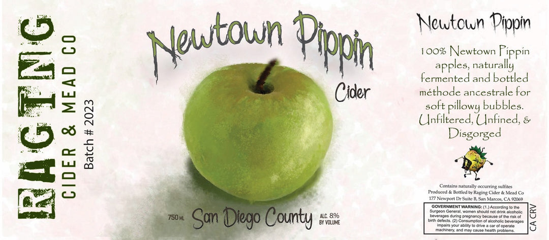 Raging Cider & Mead - Sparkling Newtown Pippin (750 mL)