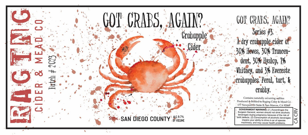 Raging Cider & Mead - Got Crabs - 3-Year Vertical Flight
