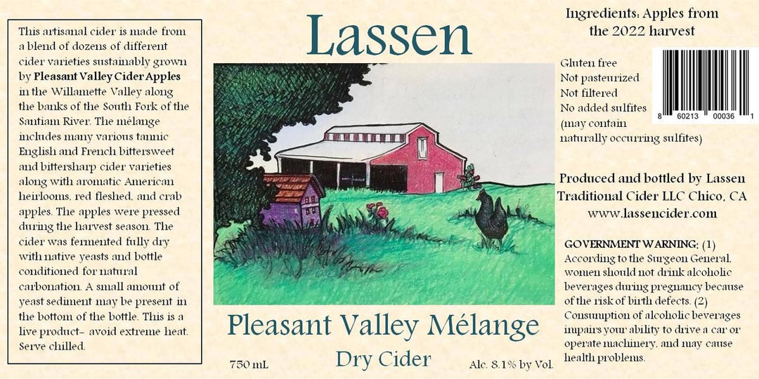Lassen Cider - Pleasant Valley Mélange (750 mL)