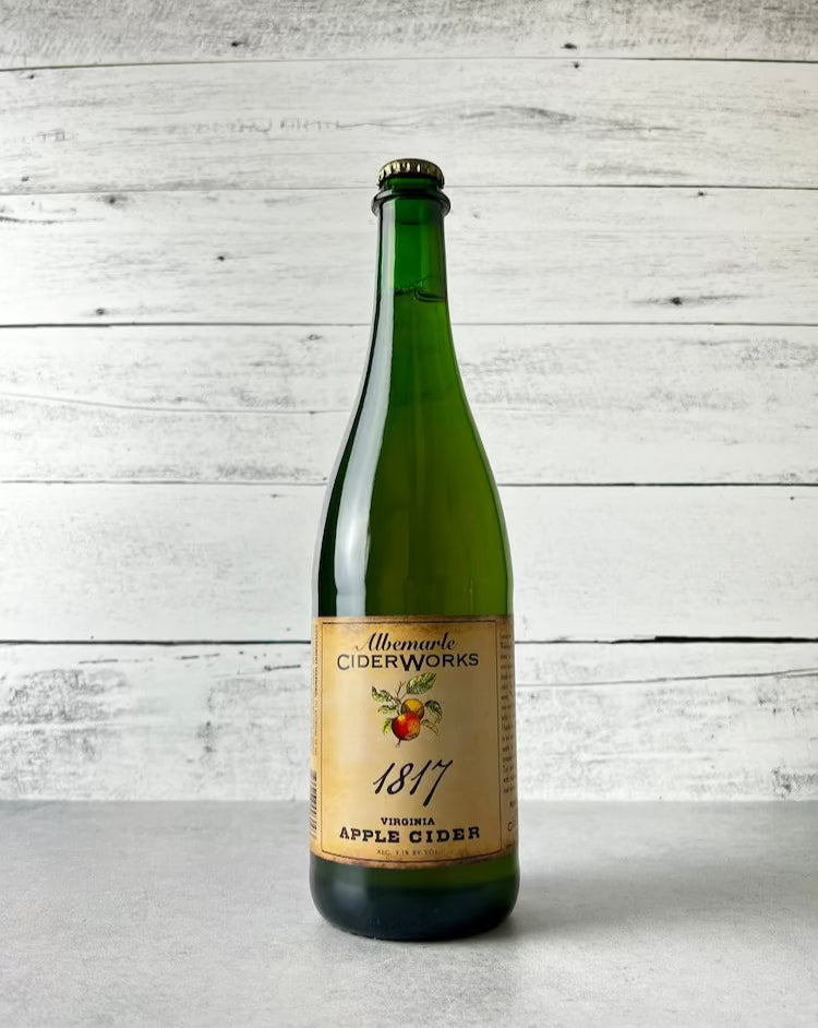 750 mL bottle of Albemarle CiderWorks 1817 Virginia Apple Cider
