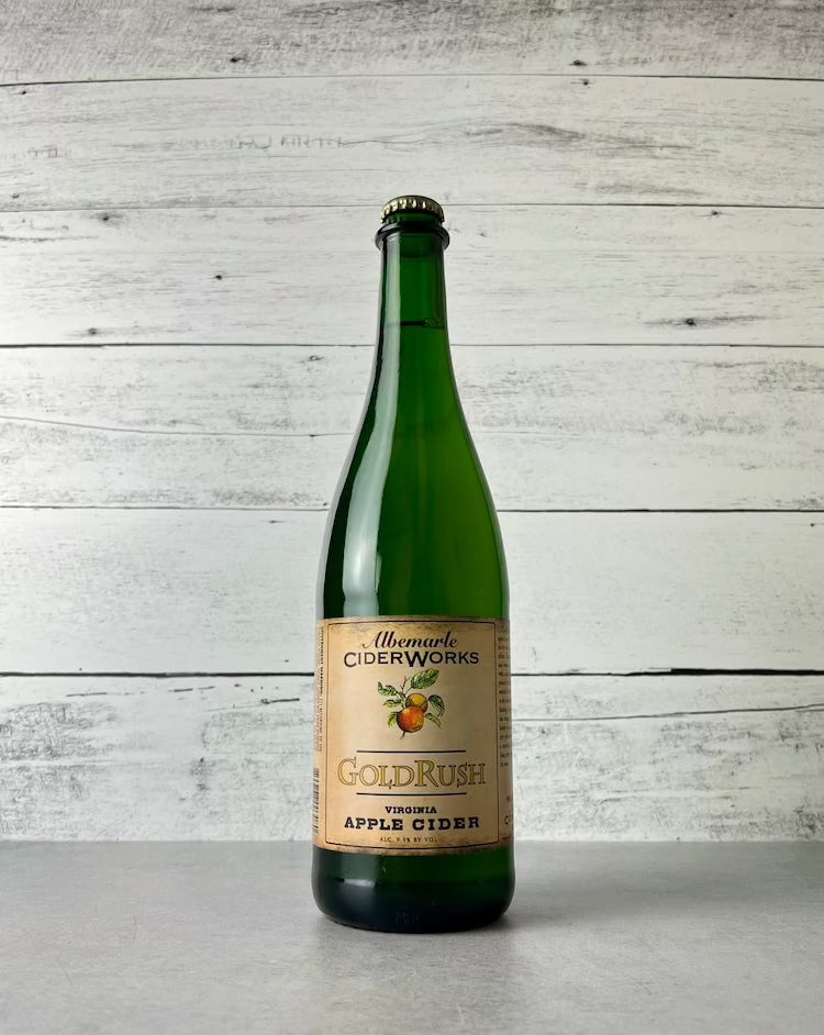 750 mL bottle of Albemarle CiderWorks Gold Rush Virginia Apple Cider