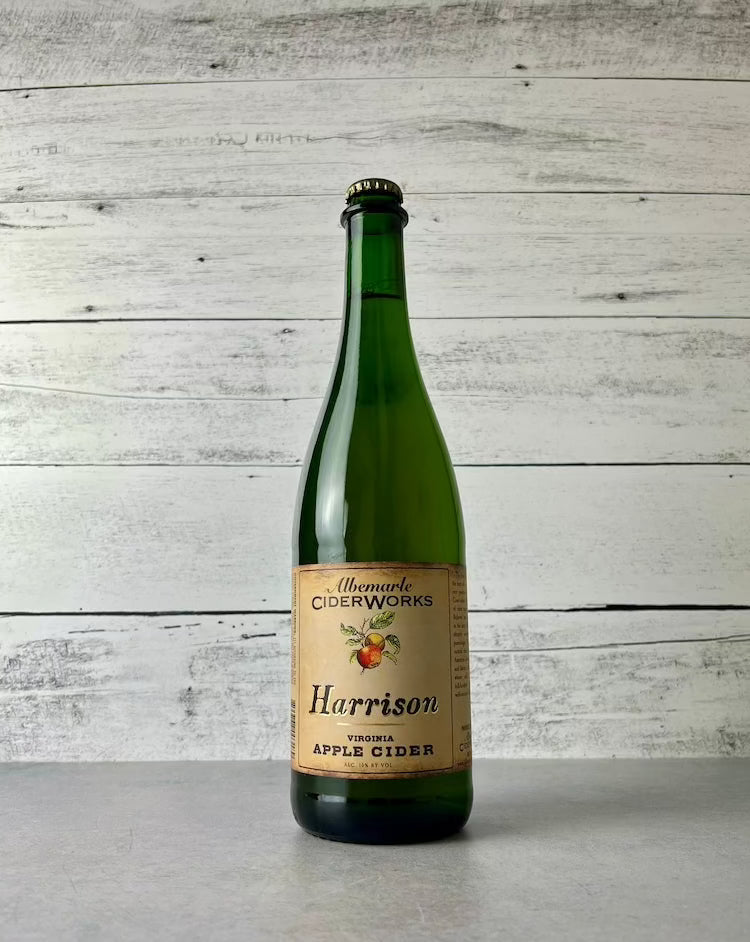 750 mL bottle of Albemarle CiderWorks Harrison Virginia Apple Cider