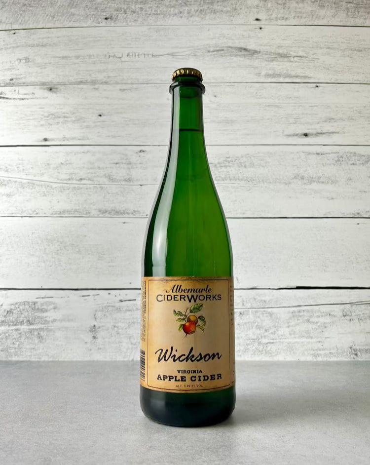 750 mL bottle of Albemarle CiderWorks Wickson - Virginia Apple Cider