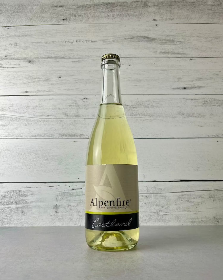 750 mL bottle of Alpenfire Cider Cortland cider