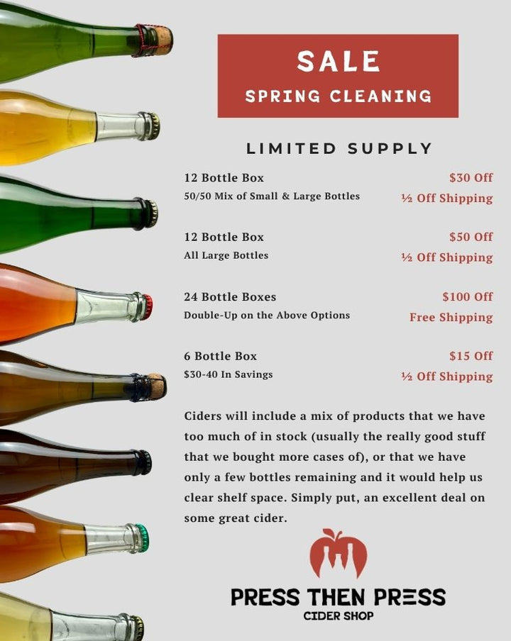 2026 Spring Cleaning Cider Sale - Discount Boxes
