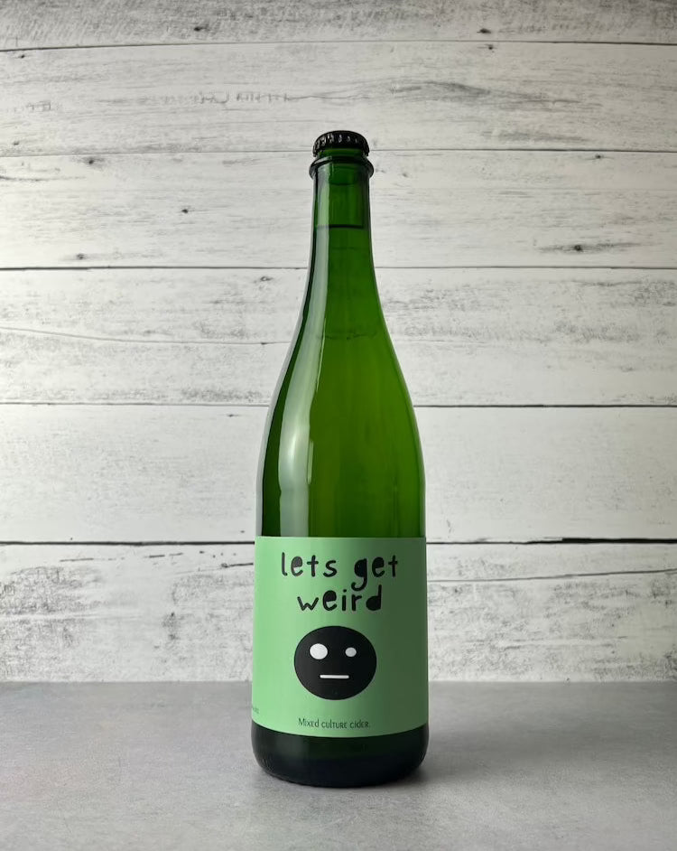 750 mL bottle of Botanist & Barrel lets get weird - Mixed Culture Cider