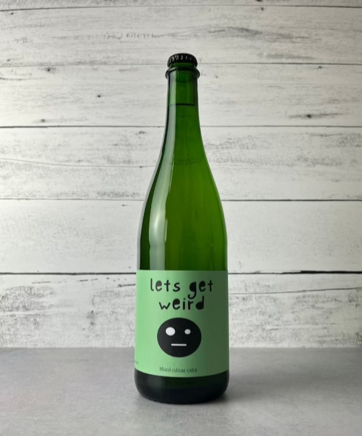 750 mL bottle of Botanist & Barrel lets get weird - Mixed Culture Cider