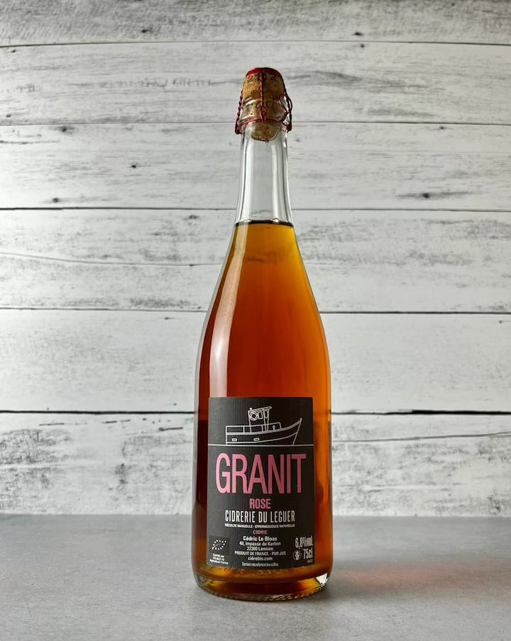 750 mL bottle of Cidrerie du Leguer - Cidre Granit Rosé