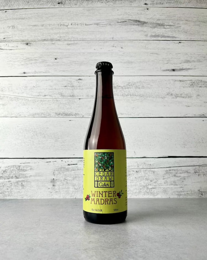 500 mL bottle of Cedar Draw Cider - Winter Madras