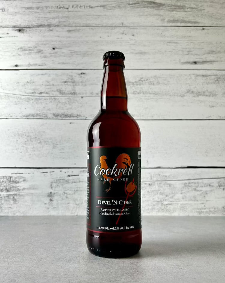 Starfall Cider Raspberry Cockrell Cider - Devil 'N Cider - Raspberry Habanero (16 oz) – Press ...