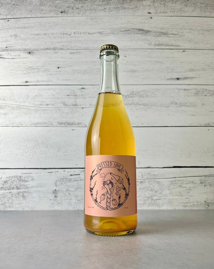 750 mL bottle of Durham Cider Pressed Love