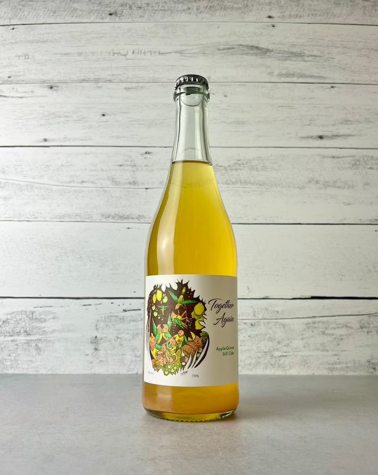 750 mL bottle of Durham Cider Together Again - Apple Quince Still Cider