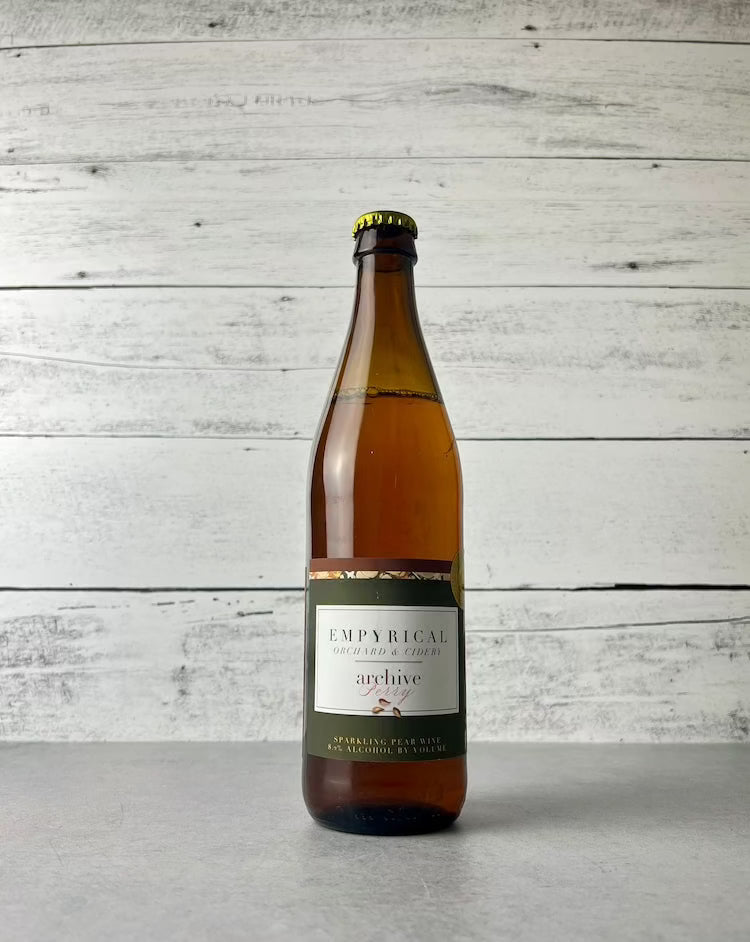 500 mL bottle of Empyrical Orchard & Cidery - Archive Perry - Sparking Pear Wine