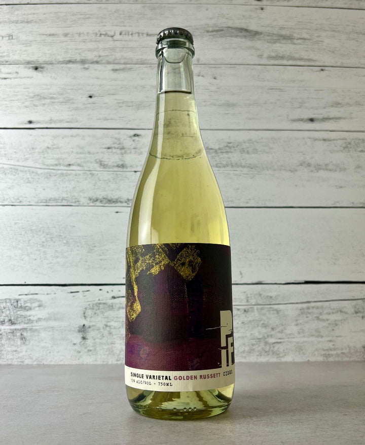 Photo of a 750 mL bottle of Presque Isle Farm (PIF) Cider - Single Varietal Golden Russet Cider